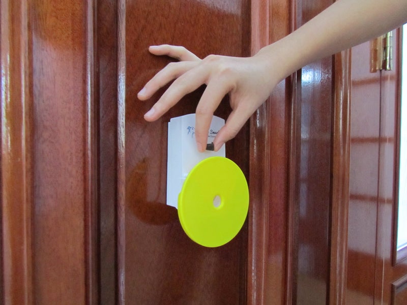 Pebble Smart Doggie Doorbell - Blue Accent - Image 4